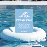 Surfdagen, den stora tack kort<br><div class="desc">Jag vill uttrycka min tacksamhet för vår "Surfing Birthday, the Big One"-tack. De här korten har vibrerande yfboard-design och strandmatad grafik och ger dig en roligt och fräckt beröring till tackkortet. Perfekt för alla åldrar är ett minnesvärt sätt att tacka gästerna för att de firat med er. Välj vår surffödelsedag...</div>