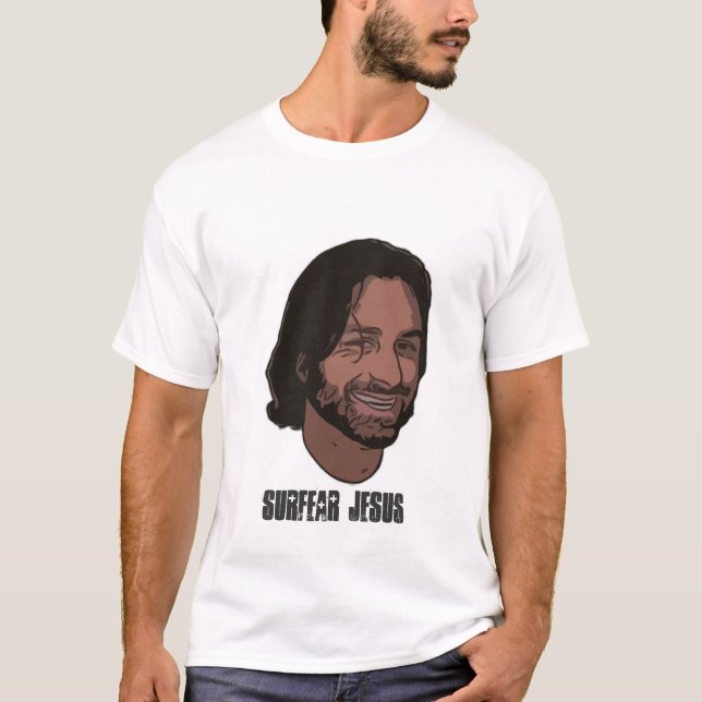 Surfear Jesus T Shirt (Framsida)