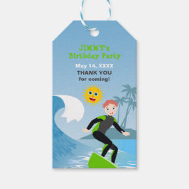 Surfens dag pojk födelsedagsfest presentetikett