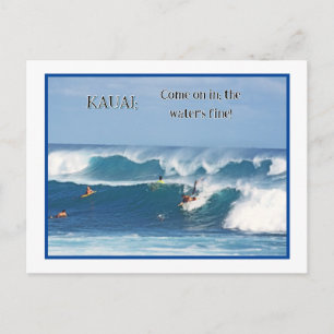 "SURFENS DAGS/KAUAI VYKORT