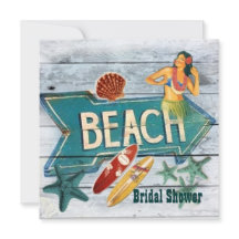 Surfer Aloha Hula Girl hawaii-stranden, möhippa