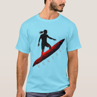 Surfer älskare t shirt