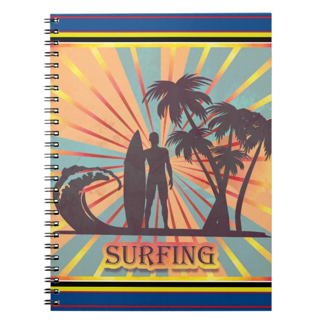 Surfer annan bärbar dator anteckningsbok (Framsidan)