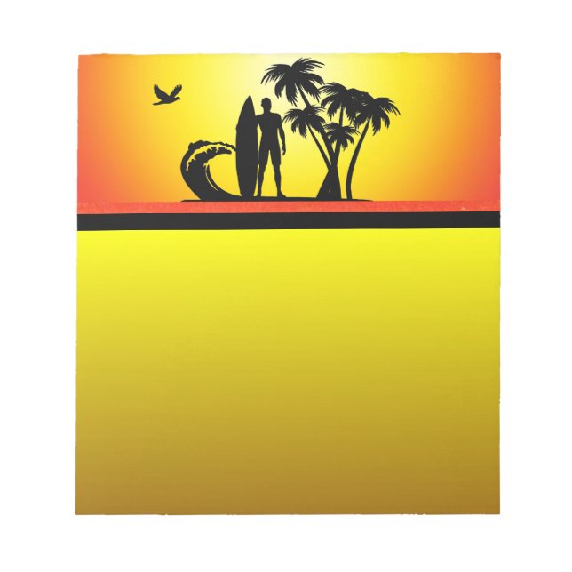 Surfer Anteckningsblock (Framsida)