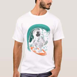 Surfer Astronaut T Shirt
