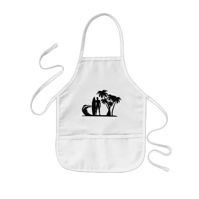 Surfer Barn Apron Barnförkläde (Framsidan)
