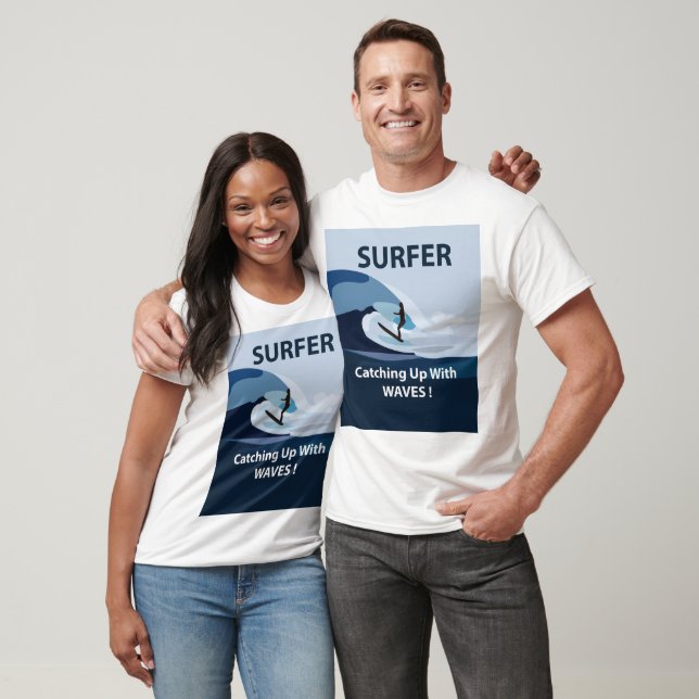 Surfer Beach Surfing T Shirt (Unisex)