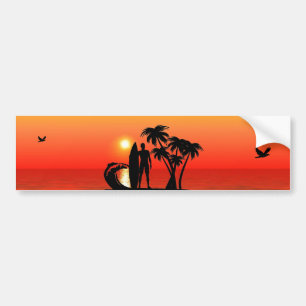 Surfer Bildekal