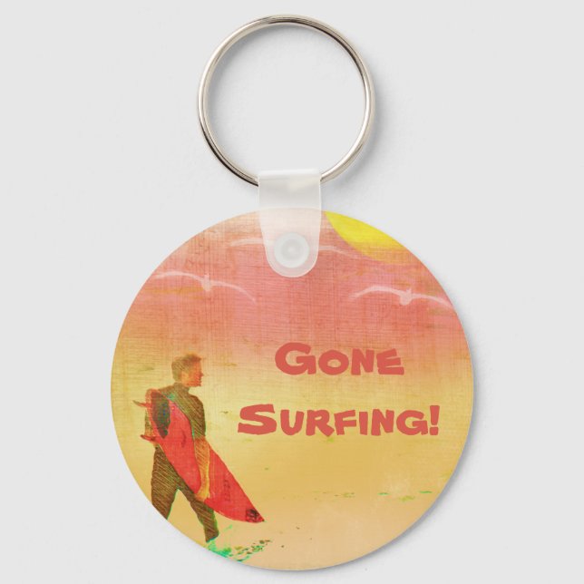 Surfer Boy Nyckelring (Framsida)