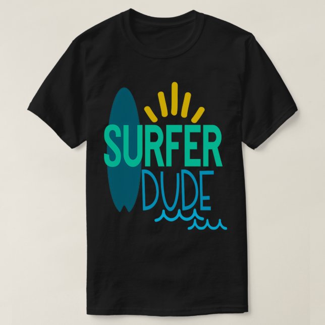 Surfer Boy T Shirt (Design framsida)