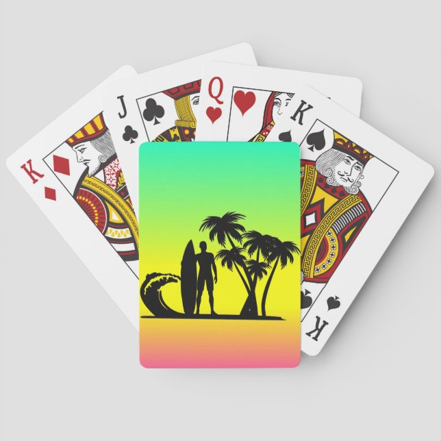 Surfer Casinokort (Baksidan)