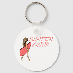 Surfer Chick Nyckelring