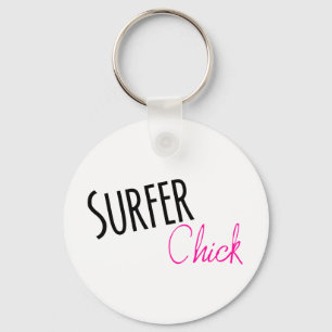 Surfer Chick Nyckelring
