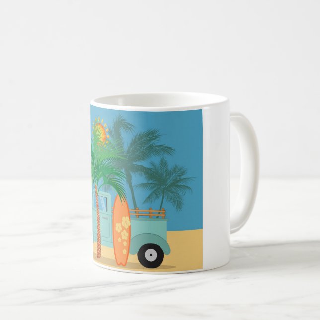 Surfer Coffee Mugg (Framsida höger)