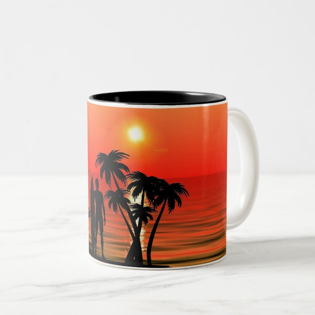 Surfer Coffee Mugg (Framsida höger)