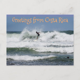 Surfer Costa Rica (anpassade) Vykort