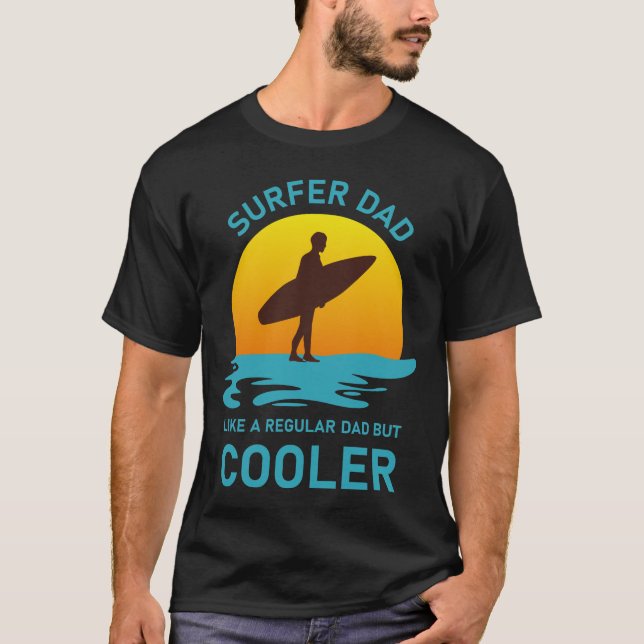 Surfer dad  - Surfing T Shirt (Framsida)