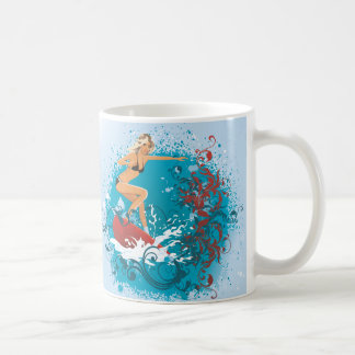 Surfer Girl 1 Mugg