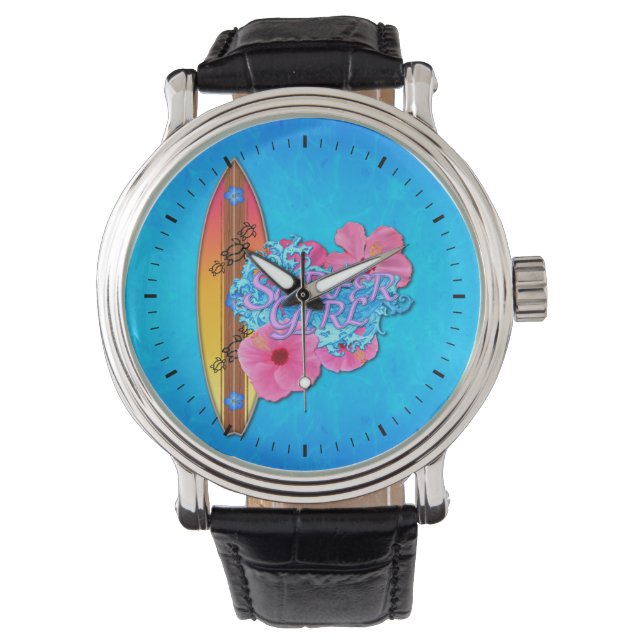 Surfer Girl Armbandsur (Framsida)