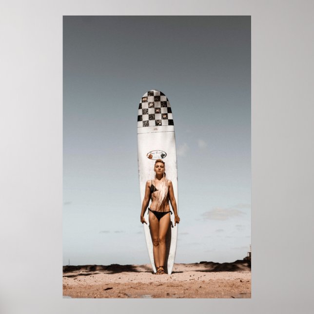 Surfer Girl ~ Hawaii Poster (Framsidan)