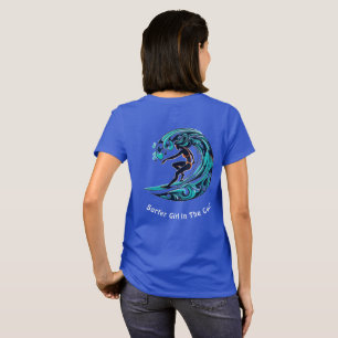 Surfer Girl in Curl T Shirt