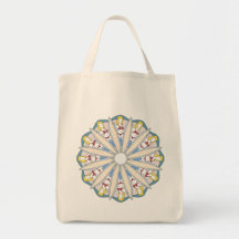 Surfer Girl Mandala Female Surfer Mönster