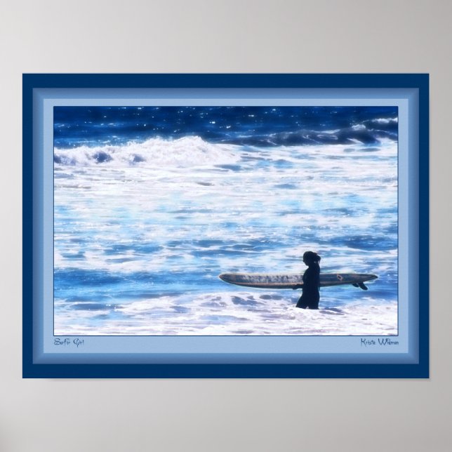 Surfer Girl Poster (Framsidan)