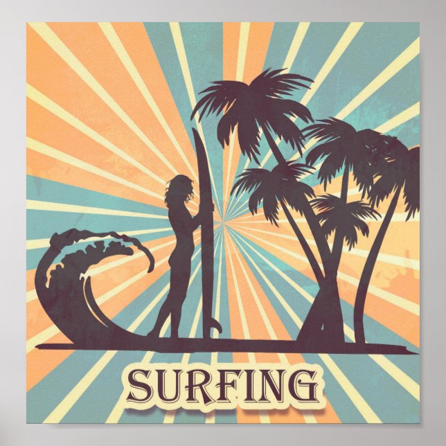 Surfer Girl Poster (Framsidan)