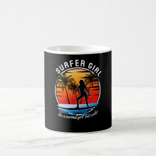 Surfer Girl som en vanlig flicka men koler Kaffemugg