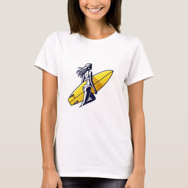 Surfer girl T-Shirt (Framsida)