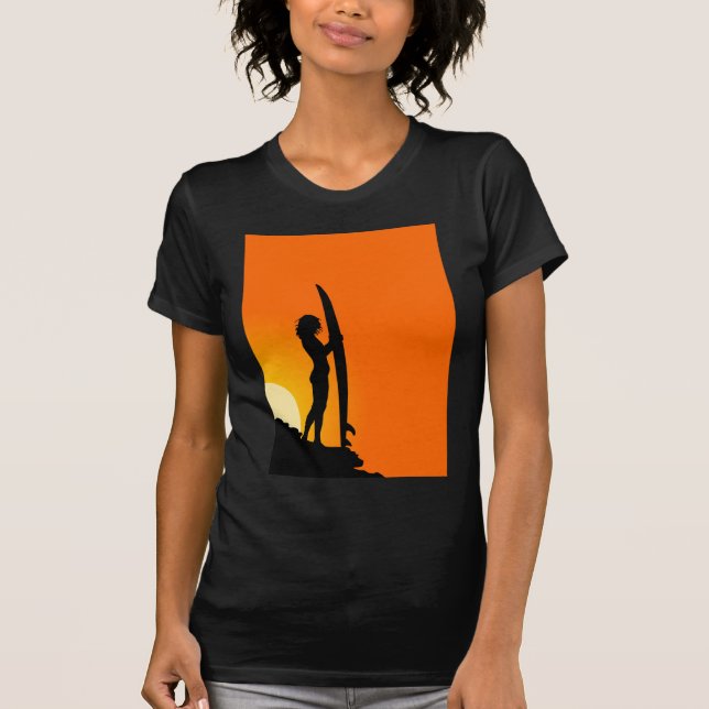 Surfer Girl Tee Shirt (Framsida)