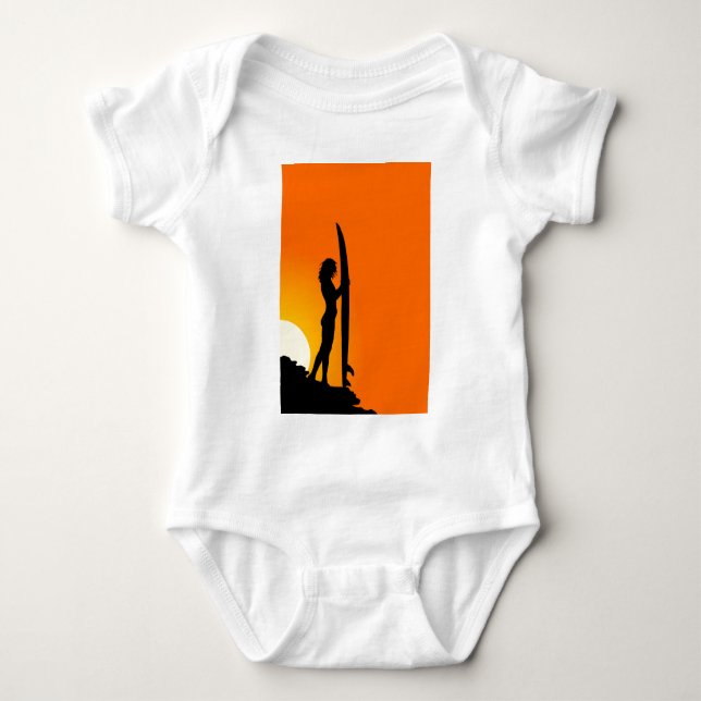 Surfer Girl Tee Shirt (Framsida)