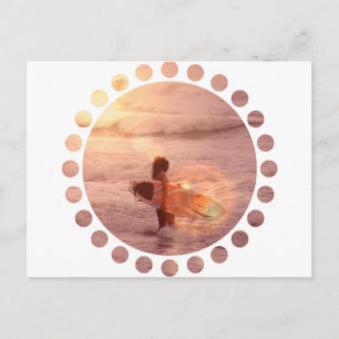 Surfer Girl-vykort Vykort