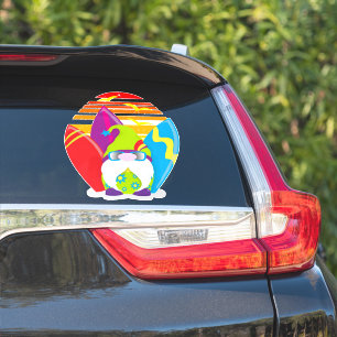 Surfer Gnome Klistermärken