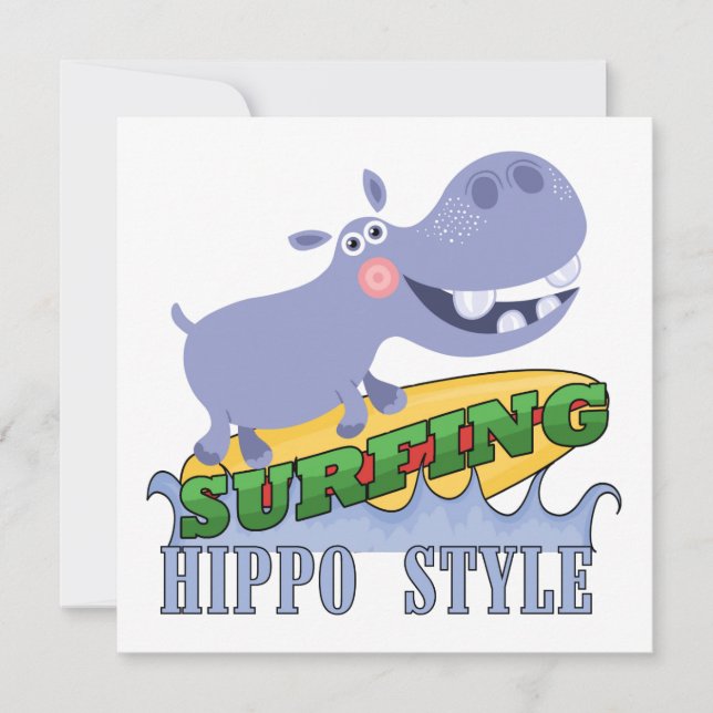 Surfer Hippopotamus (Framsida)