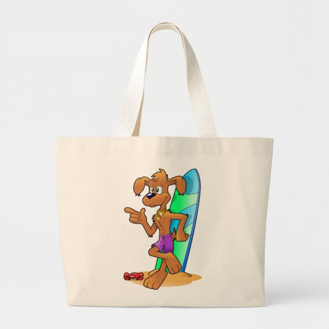 SURFER HUND JUMBO TYGKASSE (Framsidan)