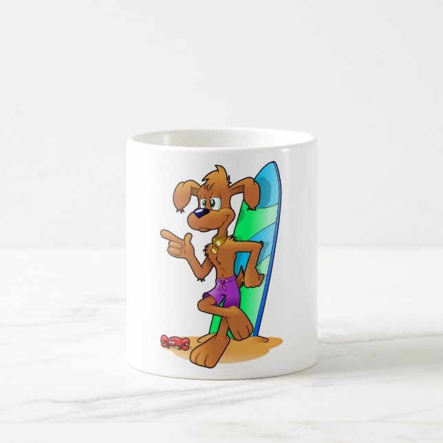 SURFER HUND KAFFEMUGG (Center)
