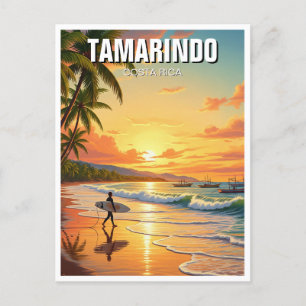 Surfer i Tamarindo Costa Rica Vykort