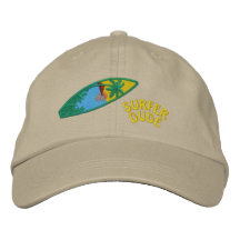 Surfer-killen Embroiderade Cap