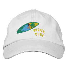 Surfer-killen Embroiderade Cap Broderad Keps