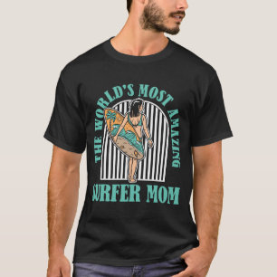 Surfer Mor Surfrider Surfrider Surfboard Vågar Sur T Shirt