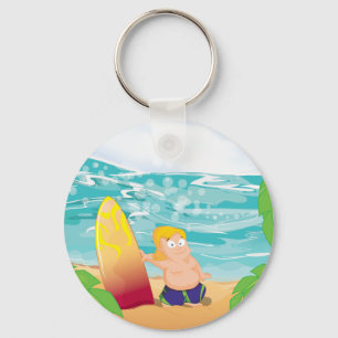 Surfer Nyckelring