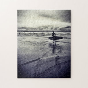 Surfer på Watergate Bay Pussel