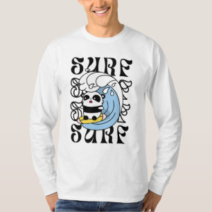 Surfer Panda T Shirt