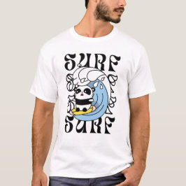 Surfer Panda T Shirt