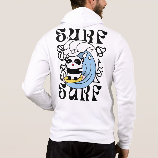 Surfer Panda T Shirt (Baksida)