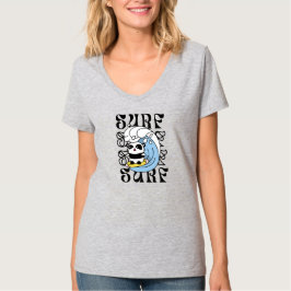 Surfer Panda T Shirt