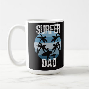 Surfer Pappa Kaffemugg