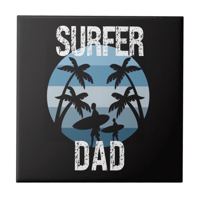 Surfer Pappa Kakelplatta (Framsidan)