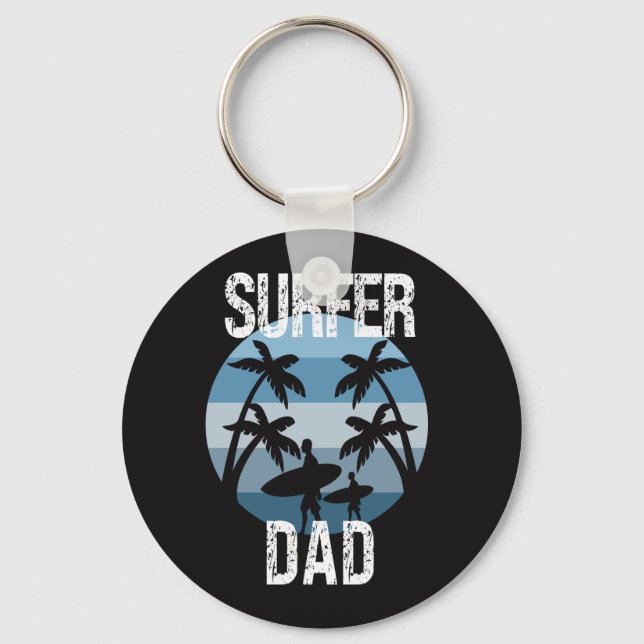 Surfer Pappa Nyckelring (Framsida)